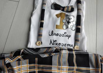 Komplet na roczek pierwsze urodziny chłopiec myszka miki