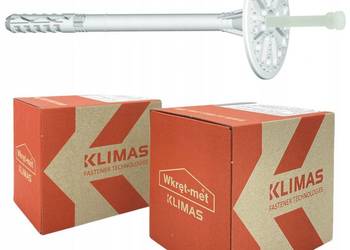 Kołki do styropianu / wełny:KLIMAS 10x200mm - 250szt