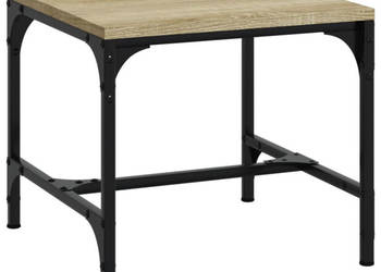 Stolik kawowy dąb sonoma 50x50x35 cm materiał drewnopochodny WM-819398