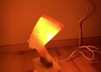 Lampka nocna Nefretete alabaster