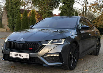 Škoda Octavia IV RS 2023 2.0 TDI 200KM Automat Full LED Navi Virtual ACC D…