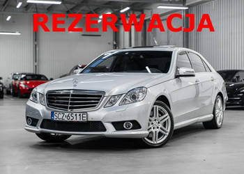 Mercedes E 500 5.5 V8 388KM. Bezwypadkowa. Stan kolekcjonerski. W212 (2009…