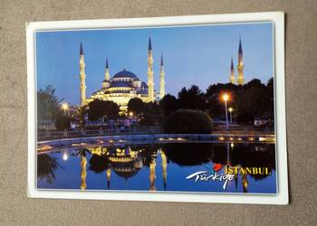 STAMBUŁ - WIDOK NA BŁĘKITNY MECZET ( SULTAN AHMET CAMII )