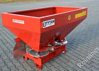 2-tarczowy Rozsiewacz do nawozów Strumyk Tytan 600 litrów