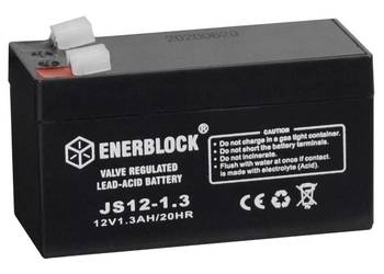 Akumulator 12V 1.3Ah ENERBLOCK AGM JS12-1.3
