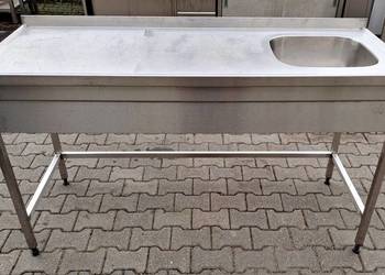 ZLEW 1 KOMOROWY Z BLATEM POMOCNICZYM - 160/60/85 CM - M.1783.N