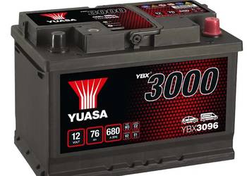 Akumulator 76Ah 680A Yuasa Standard 12V Prawy Plus