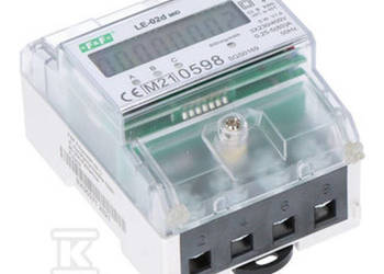Licznik energii elektrycznej LE-02d - 3-fazowy, wyświetlacz LCD
