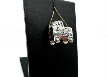 Nowa Srebrna Rodowana Zawieszka pr 925 2,83g