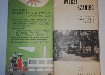 Mapka/przewodnik z 1963 r. - Wilczy Szaniec