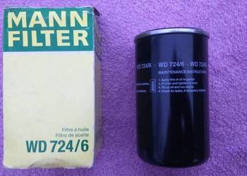 Filtr Mann 724 / 6, hydrauliczny, aut. skrzynia biegów