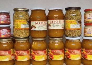 Miód wielokwiatowy. Pyłek