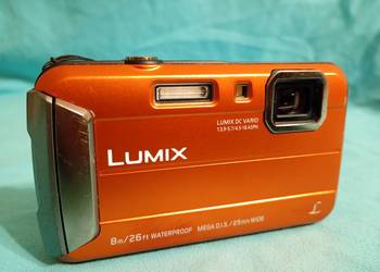 Pomarańczowy, survivalowy Panasonic Lumix DMC FT30. Świetny stan.