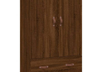 Wysoka szafka brązowy dąb 695x31x115 cm WM-828211