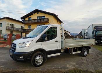 FORD TRANSIT SKRZYNIOWY, BLIŹNIAKI! SALON PL 1WŁAŚCICIEL! WYWROTKA? ŁADNY