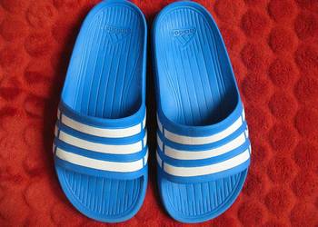 Adidas - Klapki chłopięce, Duramo Slide K, 2 - wkładka 23 cm