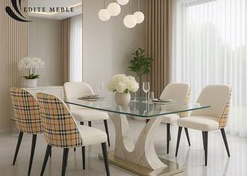 Krzesła Tapicerowane Premium Burbrry KL-3 – ekskuzywność w Edite Meble