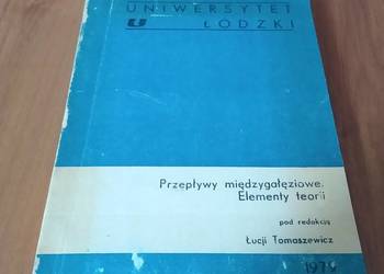 Przepływy międzygałęziowe elementy teorii. Łucja Tomaszewicz