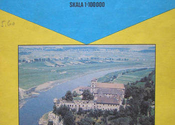 Okolice Krakowa. Mapa turystyczna. 1985
