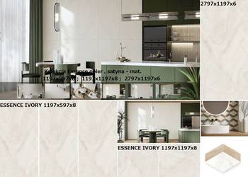 gres 60/120 ,120/120 ,280/120 cm essence ivory satynowy-matowy,poler