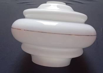 Klosz do lampy sufitowej art deco. Szkło warstwowe. Pieńskie Huty Szkła.