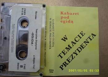 + Kas. KABARET ; POD EGIDA--W TEMACIE PREZYDENTA..