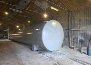 Zbiornik stalowy 113m3/ 113000l naziemny Zbiornik stalowy 113m3/ 113000l naziemny