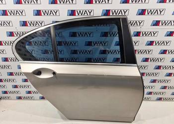 BMW 7 F01 DRZWI PRAWY TYŁ TYLNE PRAWE A72/7 KASCHMIRSILBER