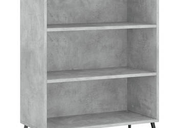 Regał szarość betonu 695x325x90 cm materiał drewnopochodny WM-828384