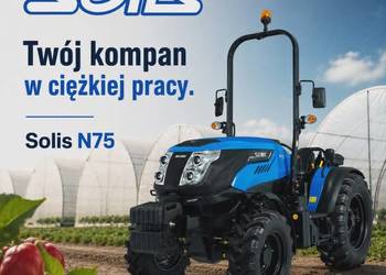 new Ciągnik pod tunele foliowe SOLIS N75 wersja platformowa zacz. holland