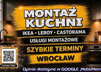 Montaż mebli | Montaż kuchni | IKEA Leroy Castorama | podłączenia AGD-blaty