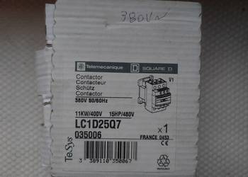 LC1D25Q7  , stycznik 380V 50/60Hz contactor