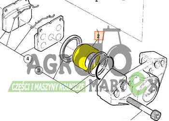 477/01009, 477-01009 TŁOK HAMULCA fi75 KPL JCB