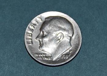 One Dime 1985r Moneta Starocia