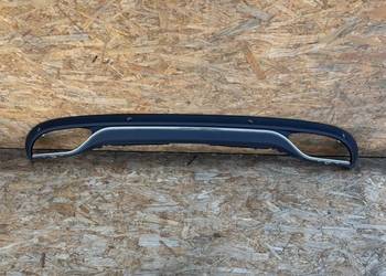 Spoiler dyfuzor listwa dolna zderzaka tył Mercedes w205 chrom A2058851238