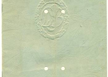 Deutsches Sportabzeichen Urkundenheft Manner Hans Abesser