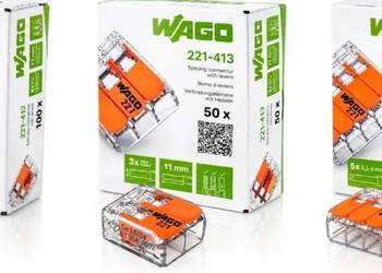 Szybkozłączki WAGO 221 – zestaw 300 sztuk, oryginalne