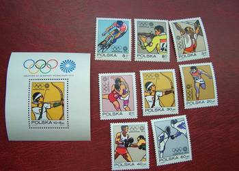 Polska 1972 MNH Mi. 2149/56 Sport Olimpiada Monachium 72