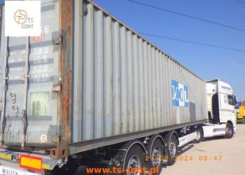 Kontener morski magazynowy budowlany 40 DV DC używany 12 metrowy szczelny