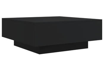 Stolik kawowy z oświetleniem LED czarny 80x80x31 cm WM-836589