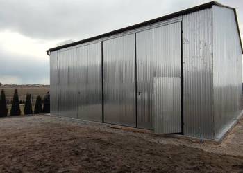 ZŁOTY DĄB / ORZECH - Garaż Blaszany | Wiata na Maszyny|Hala  – ESSTAL-