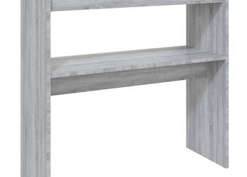 Stolik konsolowy szary dąb sonoma 80x30x80 cm WM-815217