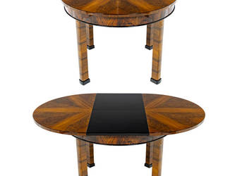 Okrągły Stół Art Deco Modernizm Lata 50 Vintage PRL Stary 108 CM ŚR