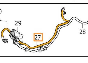 VOLVO XC90 S90 V90 II przewod podcisnienia OE VOLVO XC90 S90 V90 II przewod podcisnienia OE