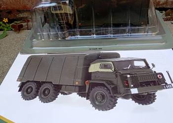STAR 66 Wojskowy Kultowe ciężarówki auta PRL Deagostini model 1/43 kolekcja