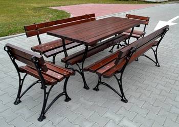 NOWE meble ogrodowe zestawy komplety gruba deska!