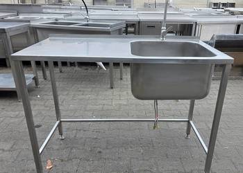 Zlew 1 Komorowy z Blatem -120/60/85 cm - M.1383 N