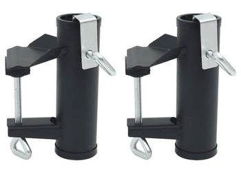 Zaciski do parasola na balkon 2 szt. 25-38 mm stalowe WM-4003383