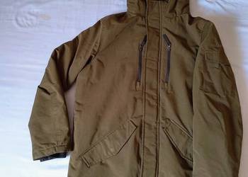 Kurtka, płaszcz, męska, podszyta polarem