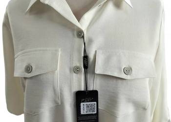 KOSZULA BLUZKA damska rozm 46 PLUS SIZE - ecru